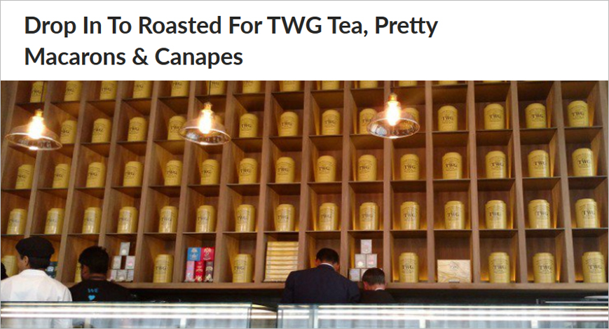 Roasted For TWG Tea